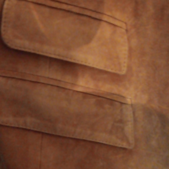 Vintage GUCCI Brown Suede Vest size 52 - Picture 3 of 11